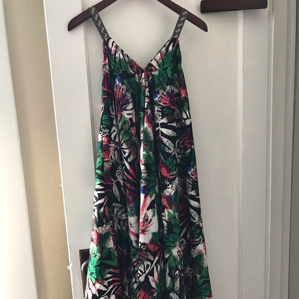V-neck coverup / summer dress - size M